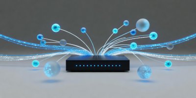 Illustration eines Netzwerk-Routers